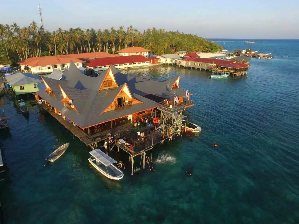 Mabul Paradise Lodge Mabul Island Buitenkant foto
