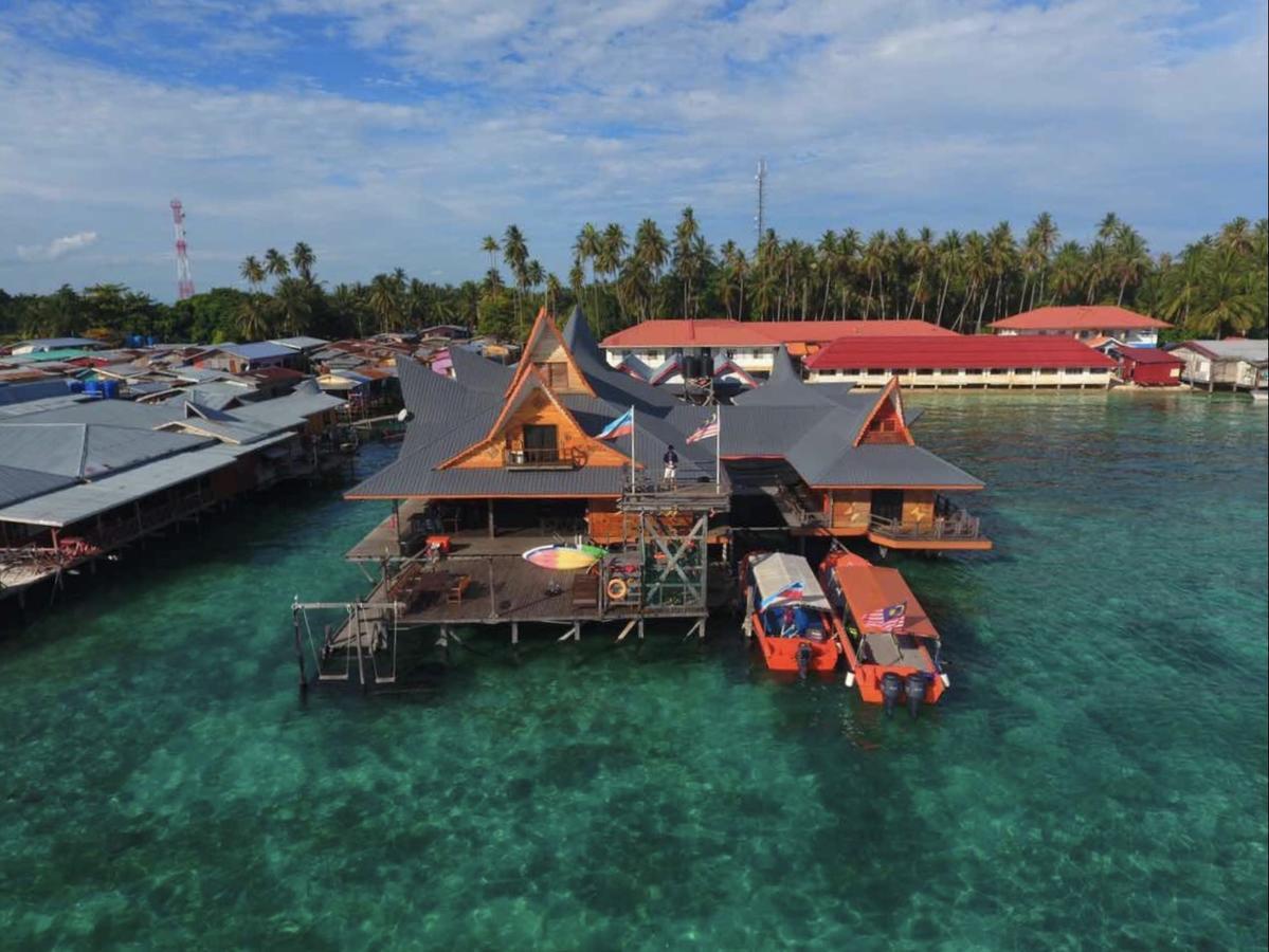 Mabul Paradise Lodge Mabul Island Buitenkant foto
