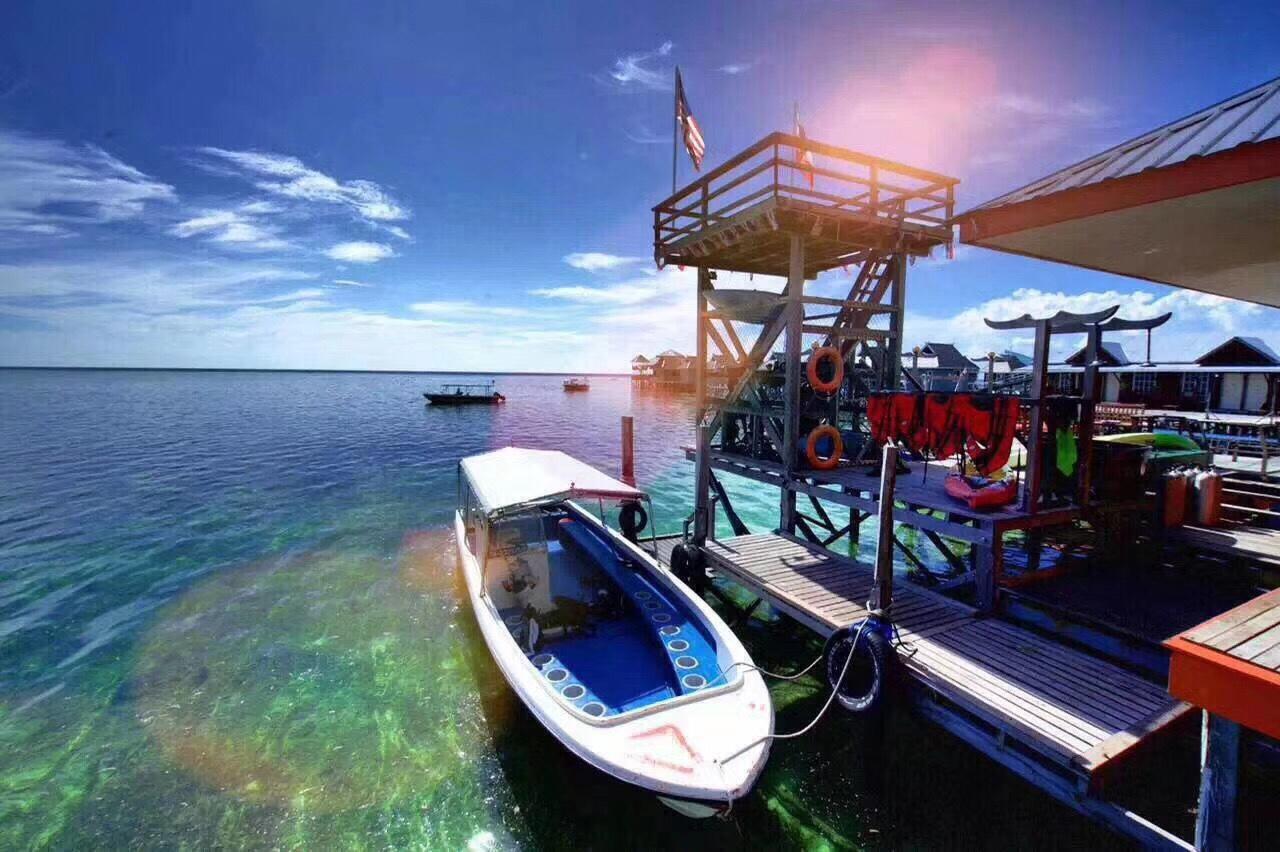 Mabul Paradise Lodge Mabul Island Buitenkant foto