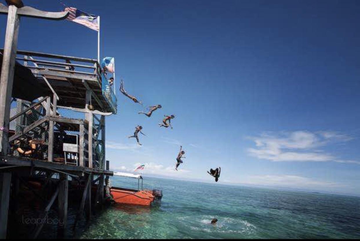 Mabul Paradise Lodge Mabul Island Buitenkant foto