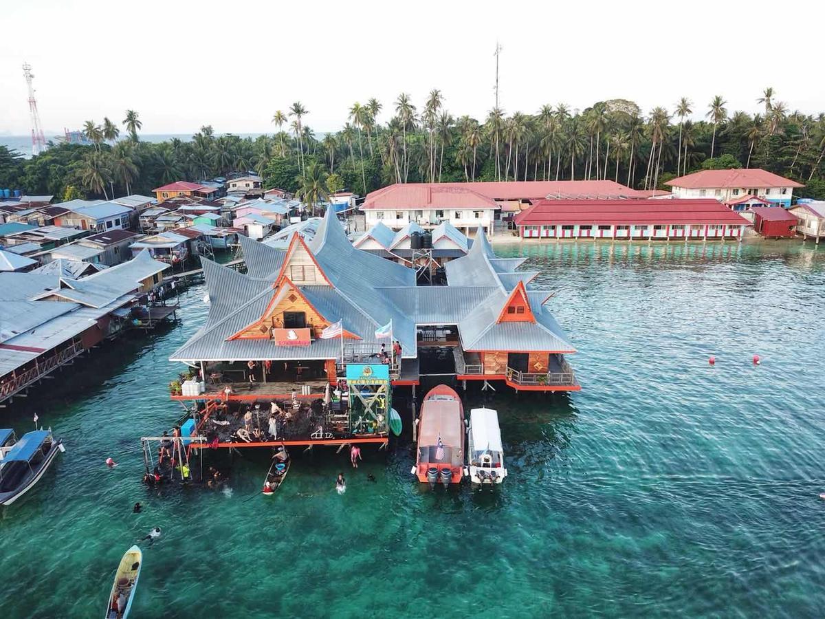Mabul Paradise Lodge Mabul Island Buitenkant foto